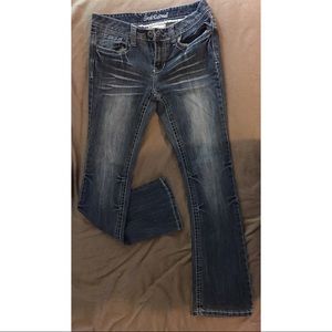 Red Camel jeans with designed back pockets